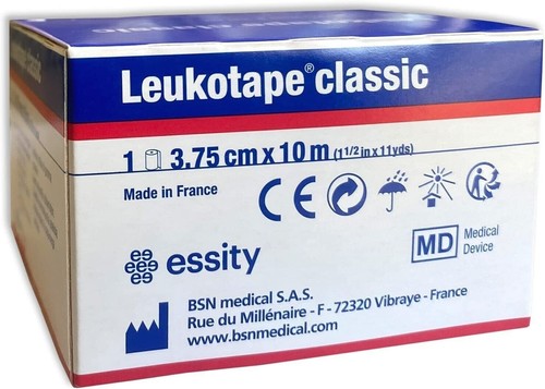 Leukotape Classic 3,75 cm x 10 m - medizinisches Tape -starke Klebkraft - 4x - Bild 2 von 4
