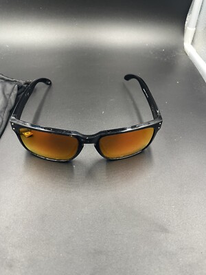 Oakley Holbrook Polished Black w/Prizm Ruby Lenses(Chiefs Etched)