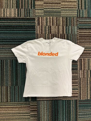 Real Rare Blonded Logo Orange T Shirt Large