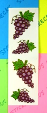 Grapes Reflections Collection Vintage Mrs. Grossman's Stickers