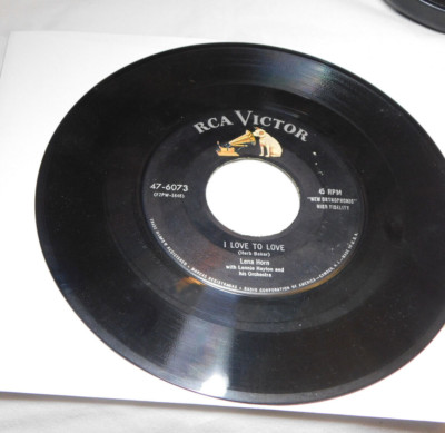 LENA HORN I LOVE TO LOVE / LOVE ME OR LEAVE ME 45 RPM RECORD 048