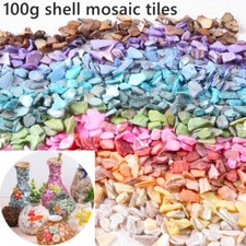 100g Coque Mosaïque Tuiles Irrégulière Naturel Conque DIY Faisant Artisanat Art