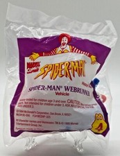 McDonald's Spider-man Spider-man Webrunner Vehicle Happy Meal Toy 4 1995