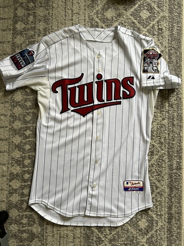 Minnesota Twins Jersey Home Majestic Player Issue Authentic 40 Cool Base