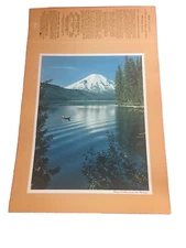  Chevron Standard Oil Western Scenic View Print Photo Of  Mount St. Helens  #2