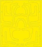 MW22 Eduard JX218 MIG-29UB Tface 1/32 Mask For Trumpeter