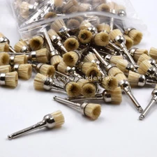 Dental Bristles Cup Latch Flat Polishing Polisher Prophy Brush Animal Bowl Shape