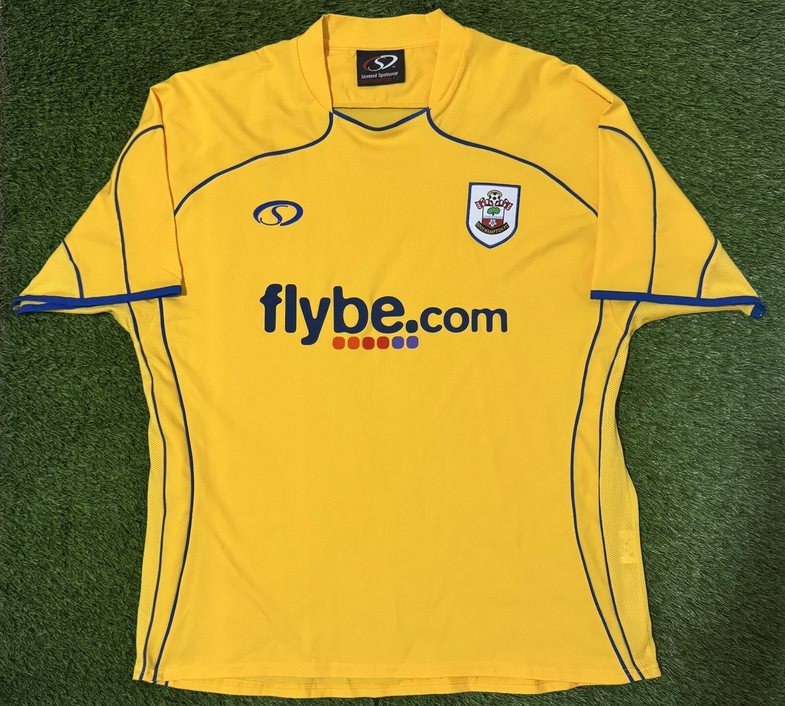 SOUTHAMPTON FC VINTAGE 2007/08 AWAY SOCCER JERSEY MENS XL