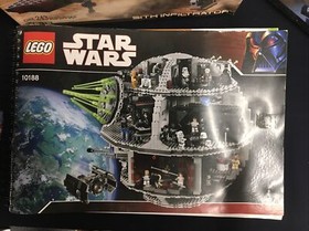 Star Wars Lego Death Star 2008 (10188) Manual & 11 Empty Boxes!