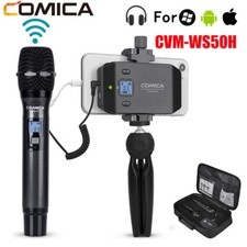 COMICA CVM-WS50H Multi-Channels Smartphone Wireless Microphone with Hand-held TX