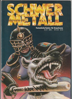   SCHWERMETALL #37, Alpha 1983 COMICHEFT Z1/1- *Fantasy *Erotik *Science Fiction