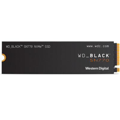 SSD M.2 1TB WD Black SN770 NVMe 2280 schwarz Lesen 5150 MB/s 3D-NAND 1000GB