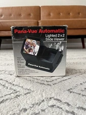 Vintage Pana-Vue Automatic Lighted 2x2 slide Viewer with Original Box