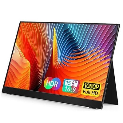 VILVA Portable-Monitor-for-Laptop - 15.6'' 1080P FHD IPS Display USB 15'6 1080P