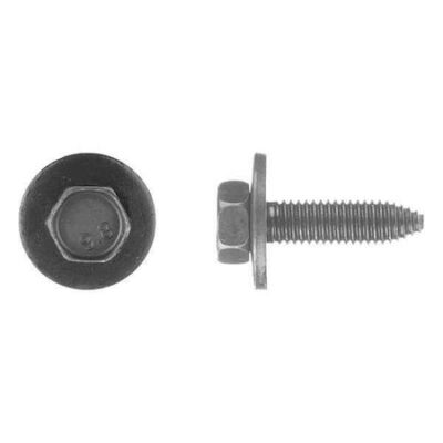 Zoro Select 5688Pk Class 9.8, Structural Bolt, Zinc Phosphate Steel, 30 Mm L,