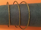 Lot of 7: Two Necklaces, Two Earrings, Ring, Bangles, Pendant, — photo 7