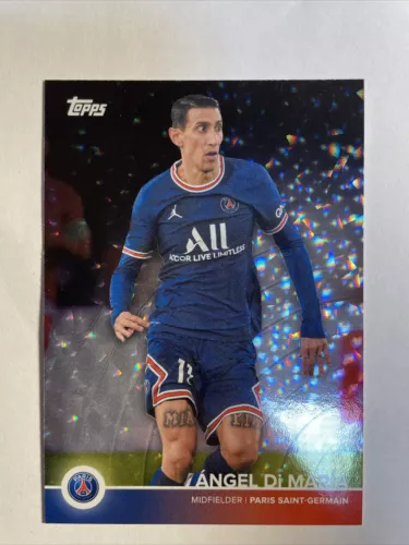 Topps PSG Team Set Angel Di Maria 20 Icy Parallel Paris Saint Germain