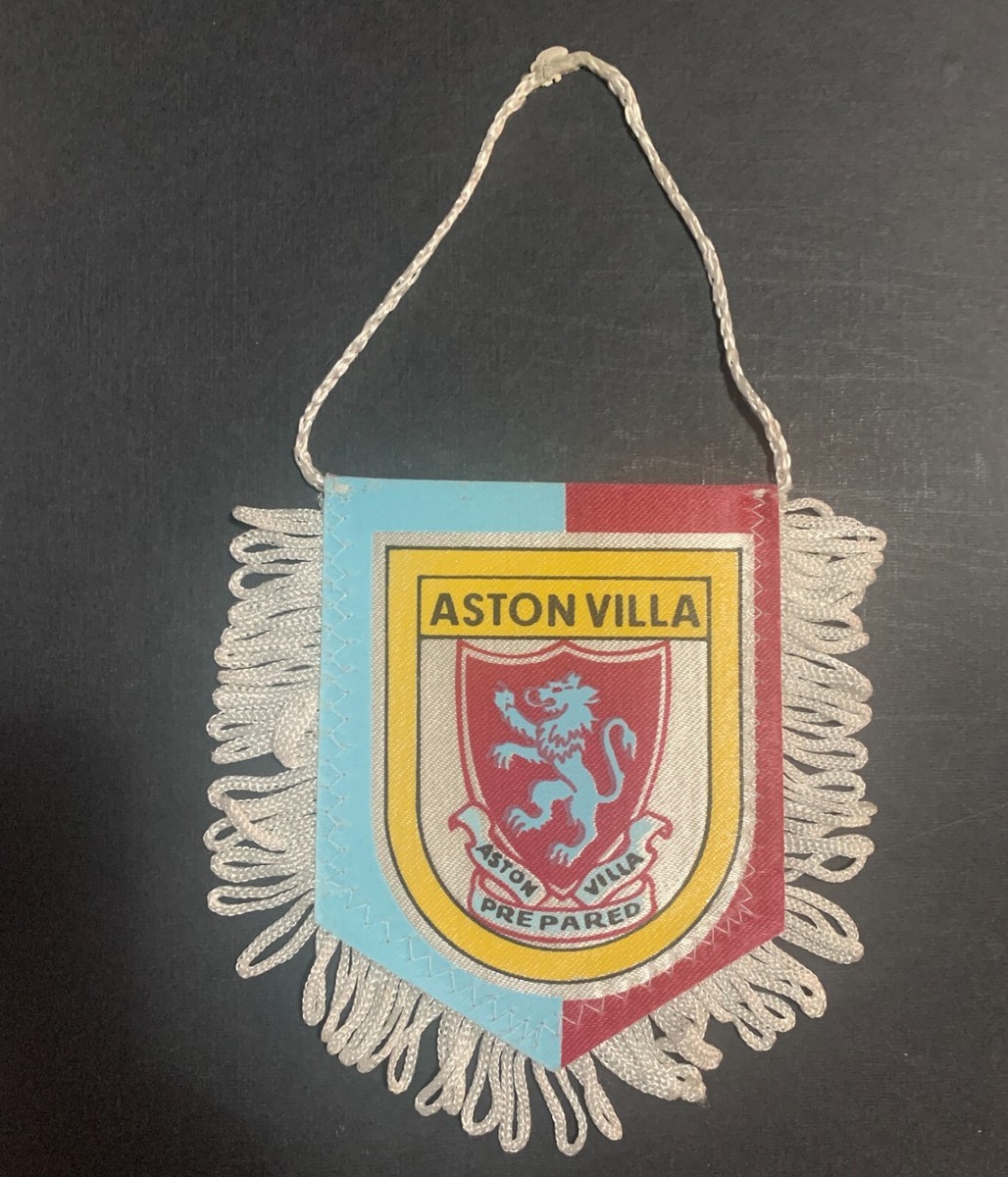 FANION WIMPEL PENNANT BANDERIN 9x11cm ASTON VILLA FC (england