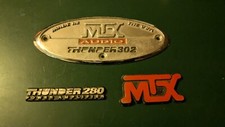 MTX Audio Stereo Amp Badge Plaque Lot Thunder...
