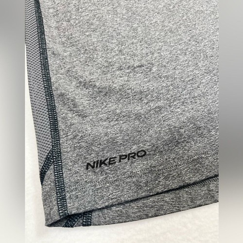 NIKE Boys' Baseball Pro Cool Raglan Tee Gray Black XL Dri Fit Slim Fit Youth - Picture 9 of 12