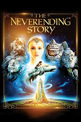 1984 The Neverending Story Movie Poster 11X17 Atreyu Childlike Empress Fantasia