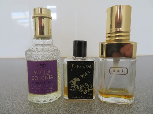 Three Perfumes 4711, Rose and Aramis