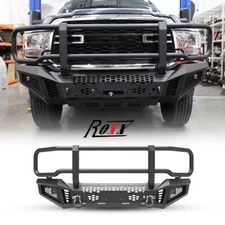3 IN 1 Modular Front Bumper+Bull Bar+Side Wings For 2019-2024 Ram 2500 3500