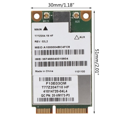 MiniPCI for Express MC8355 Mobile Broadband & for for HP 5330m 6 - Afbeelding 8 van 8