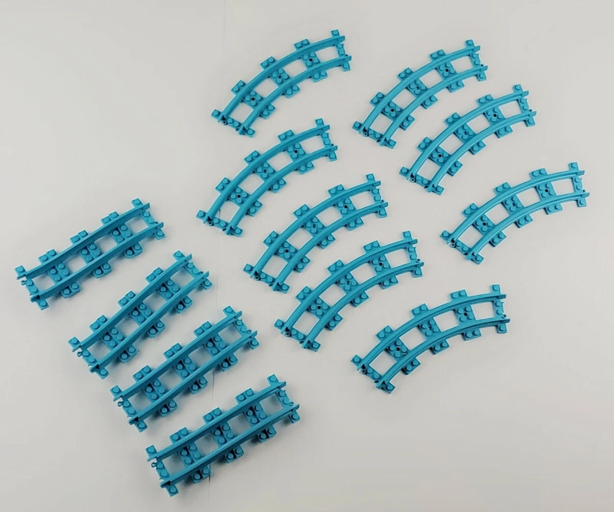 12 Pieces Blue LEGO Friends Roller Coaster Track