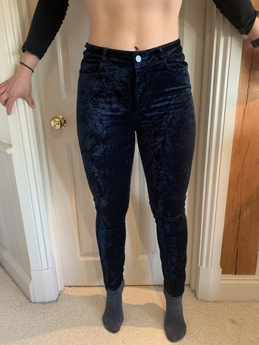Crushed Velvet Hoxton Ultra Skinny 