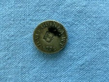 1775 Half Guinea Brass Coin Weight George 111