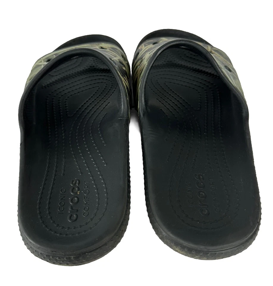 Crocs x Realtree Men's Size 6 Rubber Slides Camo Print Dual Comfort - Image 4 of 4