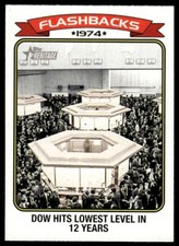 Dow Jones 2023 Topps Heritage 1974 News Flashbacks Card #NF-6