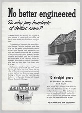 Chevrolet Chevy Truck Warner Swasey Cleveland Ohio Vintage 1951 Print Ad