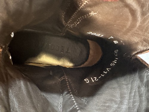 Tecovas Vino Gamuza Botas de Vaquero LUCY Mujeres Vaquera Botín Occidental 7 B - Imagen 10 de 12