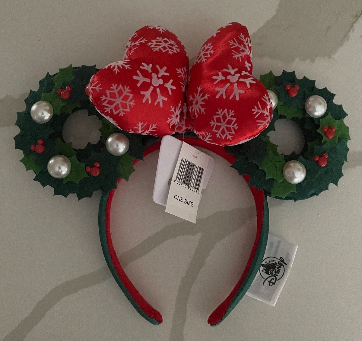 Disney Parks  Minnie Mouse Holiday Wreath Headband il_fullxfull.6385556046_7edu.jpg main image 3