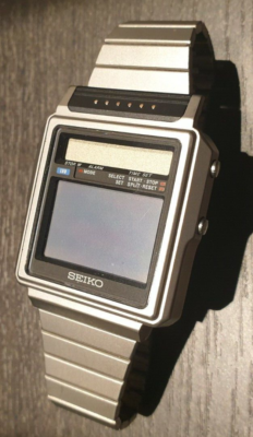 SEIKO QUARTZ TV WATCH LCD DIGITALE VINTAGE 007 BOND COLLECTION - Main Image