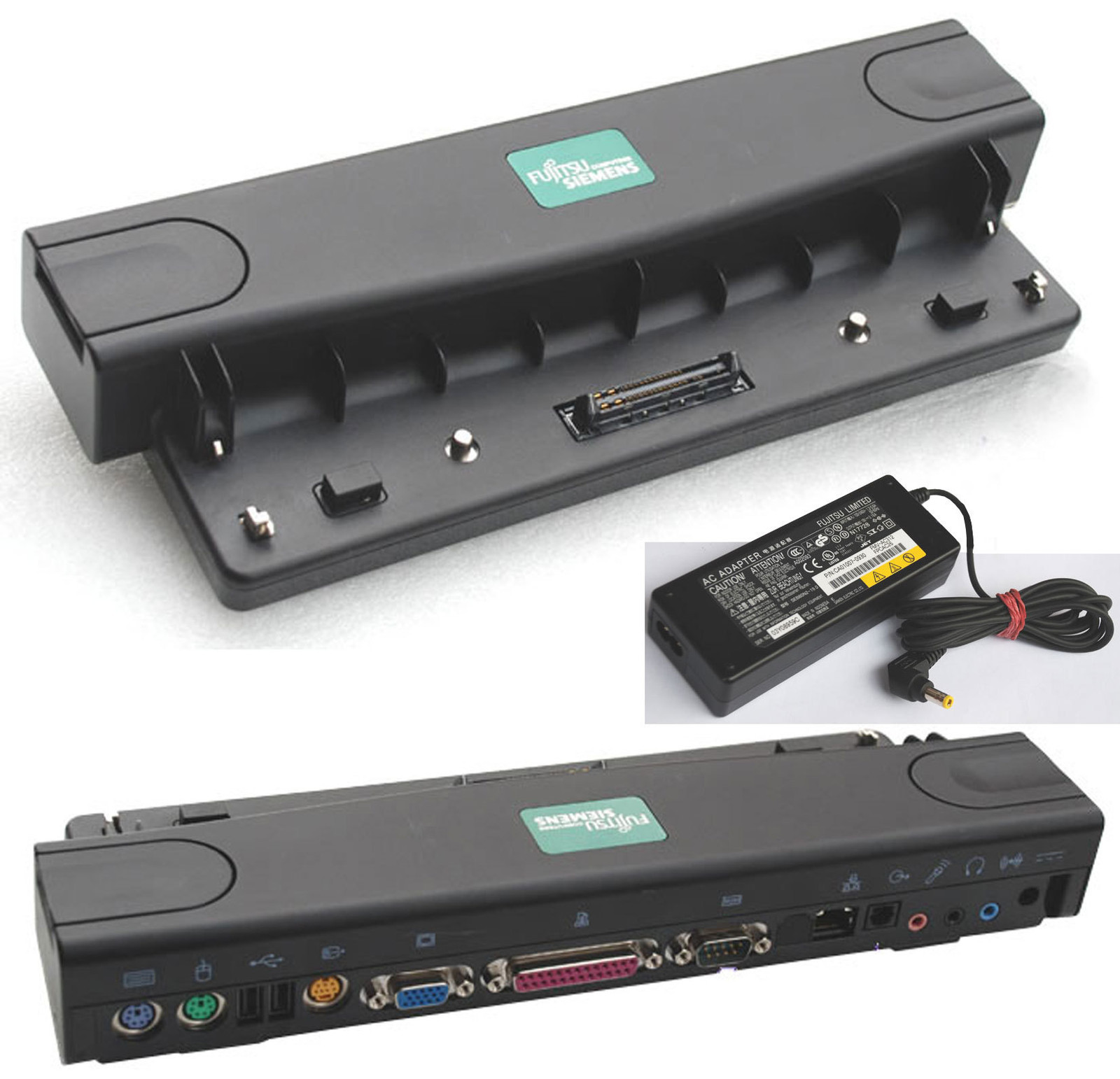Port Replicator FSC Amilo M6800 M8800 Lifebook C-1010 C-1020 With Nt 80W 19V