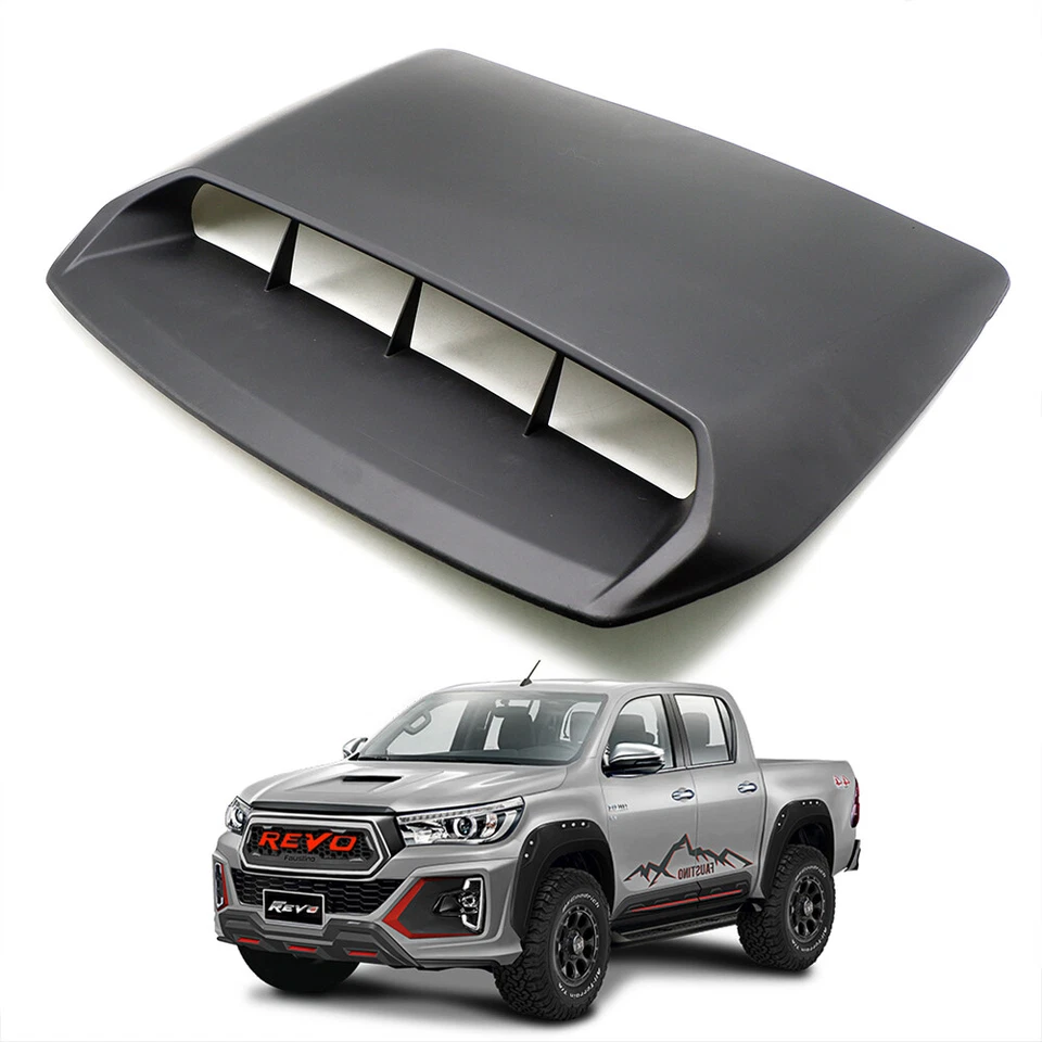 Capó negro mate para Toyota Hilux Revo Rocco edición Z 2015 2020 Foto 2 de 4