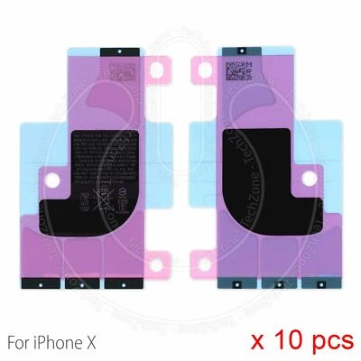 OEM (ORIGINAL EQUIPMENT MANUFACTURER) 10 x Battery Adhesive Glue Tape Sticker Strip for Apple iPhone X XS