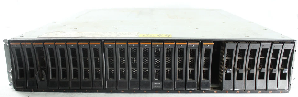 170-6070-01 IBM 5887 Disk Drive Enclosure w/ 2x 74y9480 2x PSU w/ 17x 139 GB HDD - Image 2 of 4