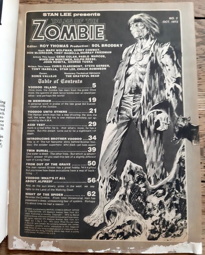 TALES OF THE ZOMBIE ANUAL Vol 1 NO. 1 & Vol. 1 NO. 2 ambos dañados en la parte inferior - Imagen 17 de 24