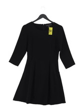 Tahari A-Line Midi Dress UK4 in Black