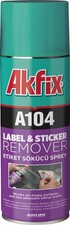 AKFIX LABEL, STICKER & ADHESIVE REMOVER 200ML - FAST SPRAY CLEANER
