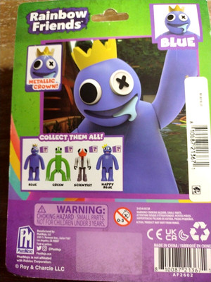PhatMojo Rainbow Friends BLUE 5'' Action Figure Posable Figure Series 1 NEW.  T10