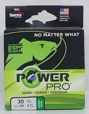 Power Pro Braided Line 30lb 150 Yards Saltwater & Freshwater Summer Fishing🔥