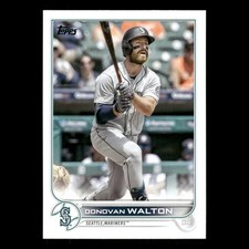 Donovan Walton #US242 2022 Topps Update Seattle Mariners Baseball Card MLB