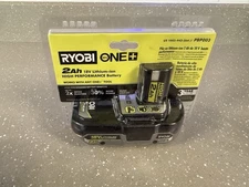 Ryobi One 2 Ah 18v Lithium Ion Battery, New Sealed! PBP003