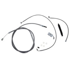 La Choppers LA-8152KT-16 Cable/Brake Line Kit - 15-17in. Ape Hangers - Stainless