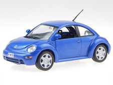 VW New Beetle 1998 blue modelcar 1:43